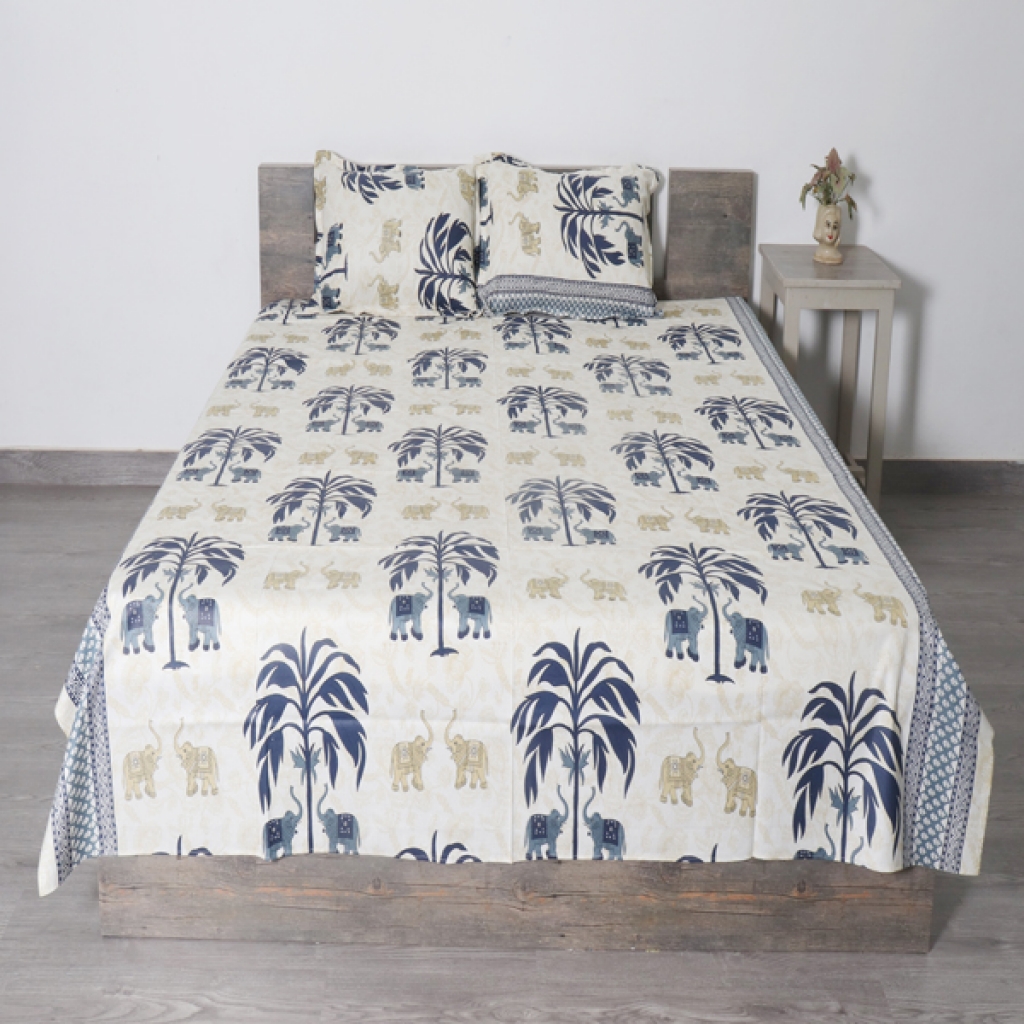 SCREEN PRINTED BED SHEET