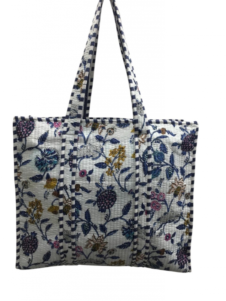 COTTON QUILTED TOTE BAGS
