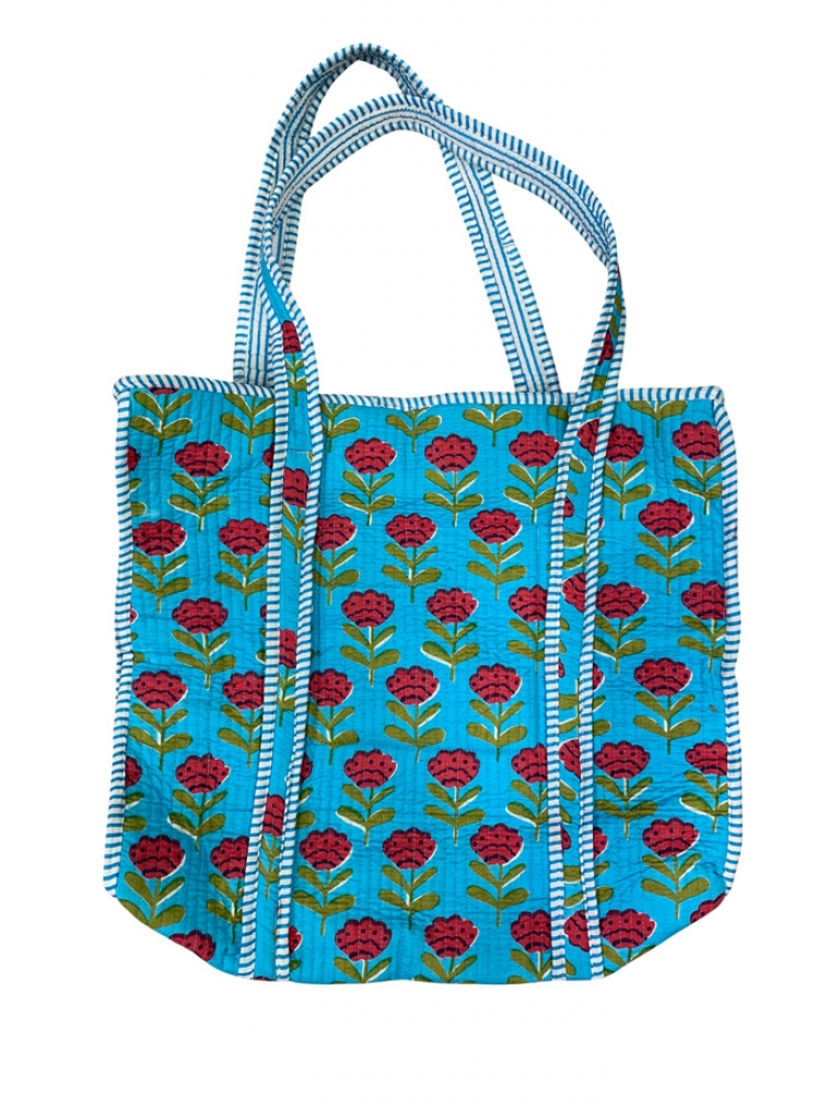COTTON QUILTED TOTE BAGS
