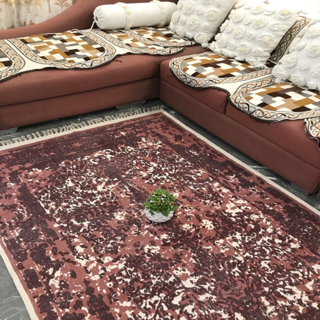 COTTON SCREEN ALL OVER PRINT RUG