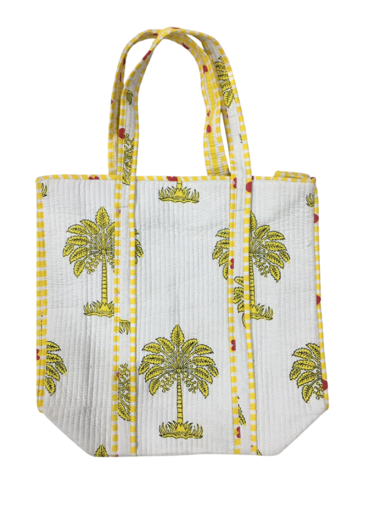 COTTON QUILTED TOTE BAGS