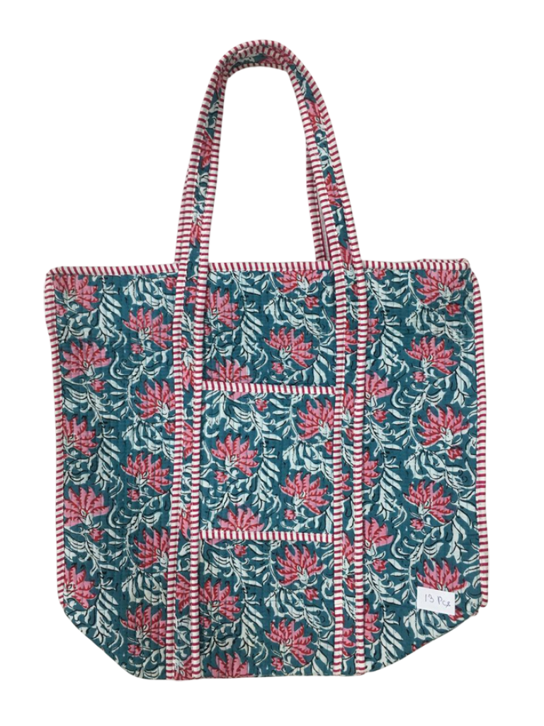 COTTON QUILTED TOTE BAGS
